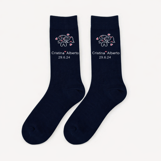 Calcetines Boda: Novio y Novia