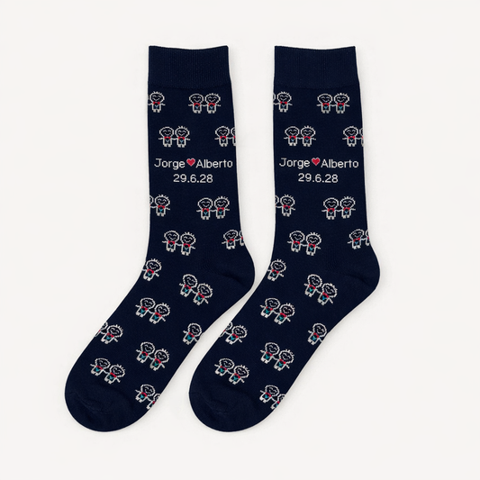 Calcetines Boda: Novio y Novio (Múltiple)